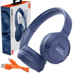 Outlet Słuchawki bezprzewodowe nauszne JBL Tune 510BT niebieskie