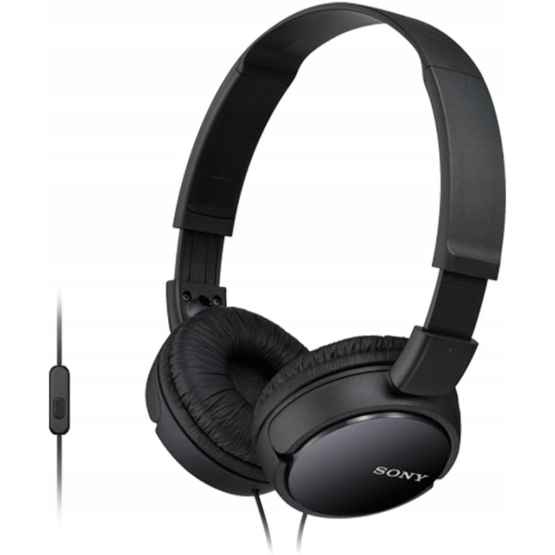 Outlet Słuchawki nauszne z mikrofonem Sony MDR-ZX110AP czarne