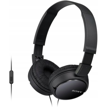 Outlet Słuchawki nauszne z mikrofonem Sony MDR-ZX110AP czarne