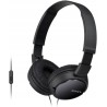 Outlet Słuchawki nauszne z mikrofonem Sony MDR-ZX110AP czarne