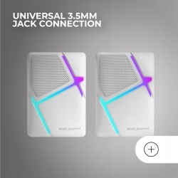 Outlet Głośniki Mars Gaming MS-H RGB Flow Gaming 2.0 z podświetleniem RGB