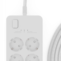 Outlet Amazon Basics listwa przeciwprzepięciowa 6 portów z USB-C i USB 1,5
