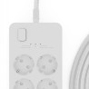 Outlet Amazon Basics listwa przeciwprzepięciowa 6 portów z USB-C i USB 1,5
