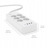 Outlet Amazon Basics listwa przeciwprzepięciowa 6 portów z USB-C i USB 1,5