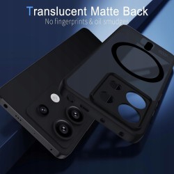 Outlet Etui magnetyczne matowe przezroczyste do Xiaomi Redmi Note 13 5G