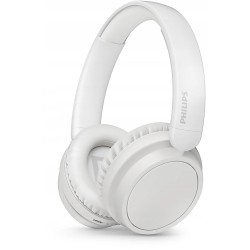 Outlet Philips TAH5209WT słuchawki nauszne BT 65h mikrofon składane białe