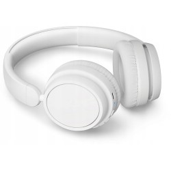 Outlet Philips TAH5209WT słuchawki nauszne BT 65h mikrofon składane białe