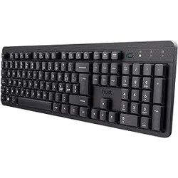 Outlet Trust Ody II Bezprzewodowa Klawiatura Cicha Włoski QWERTY czarna
