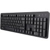 Outlet Trust Ody II Bezprzewodowa Klawiatura Cicha Włoski QWERTY czarna