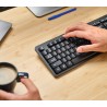 Outlet Trust Ody II Bezprzewodowa Klawiatura Cicha Włoski QWERTY czarna