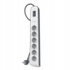 Outlet Belkin BSV603CA2M listwa przeciwprzepięciowa 6 gniazd 2m 650J USB