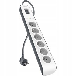 Outlet Belkin BSV603CA2M listwa przeciwprzepięciowa 6 gniazd 2m 650J USB