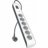 Outlet Belkin BSV603CA2M listwa przeciwprzepięciowa 6 gniazd 2m 650J USB