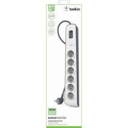 Outlet Belkin BSV603CA2M listwa przeciwprzepięciowa 6 gniazd 2m 650J USB