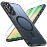 Outlet Magnetyczne etui Samsung Galaxy A56 5G ze szkłem hartowanym czarne