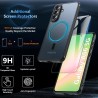 Outlet Magnetyczne etui Samsung Galaxy A56 5G ze szkłem hartowanym czarne