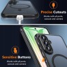 Outlet Magnetyczne etui Samsung Galaxy A56 5G ze szkłem hartowanym czarne