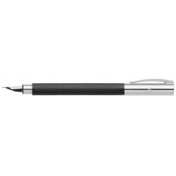 Outlet Pióro Faber-Castell na naboje atramentowe czarne-srebrne