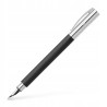 Outlet Pióro Faber-Castell na naboje atramentowe czarne-srebrne