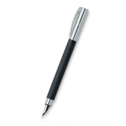 Outlet Pióro Faber-Castell na naboje atramentowe czarne-srebrne