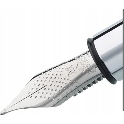 Outlet Pióro Faber-Castell na naboje atramentowe czarne-srebrne