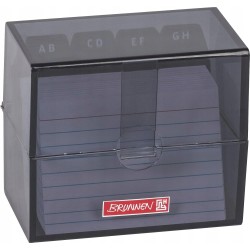 Outlet Pudełko Brunnen 102058090 czarne 8,5 x 7,5 x 4,8 cm na karty A8
