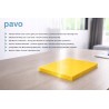 Outlet Folia okładkowa Pavo A4 PVC 0,20 mm przezroczysta/żółta 100 szt OPIS