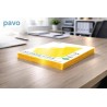Outlet Folia okładkowa Pavo A4 PVC 0,20 mm przezroczysta/żółta 100 szt OPIS