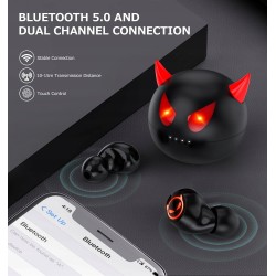 Outlet Bezprzewodowe słuchawki douszne Bluetooth 5.0 30hodtwarzania OPIS