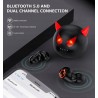 Outlet Bezprzewodowe słuchawki douszne Bluetooth 5.0 30hodtwarzania OPIS