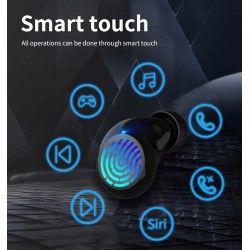 Outlet Bezprzewodowe słuchawki douszne Bluetooth 5.0 30hodtwarzania OPIS