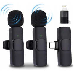 Outlet NK Mikrofon bezprzewodowy mikrofon do nagrywania lighting/usb c do
