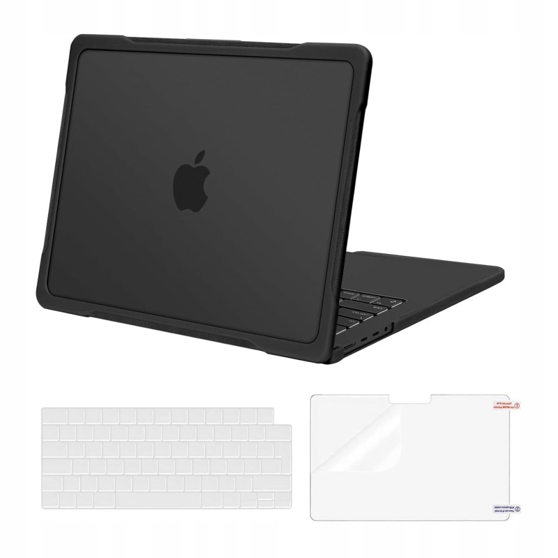 MOSISO Etui twarde do MacBook Pro 14" - czarna szybka ochrona
