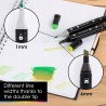 Outlet Marker alkoholowy OfficeTree, zestaw 24 szt. w delikatnych kolorach