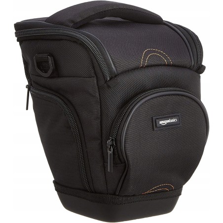 Outlet AmazonBasics RFQ468 futerał do aparatu 6,9 x 6,3 x 9 cali czarny