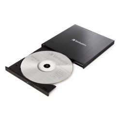 Outlet Nagrywarka CD (combo z DVD) zewnętrzna Verbatim 43886 + przewód