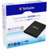 Outlet Nagrywarka CD (combo z DVD) zewnętrzna Verbatim 43886 + przewód