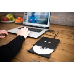 Outlet Nagrywarka CD (combo z DVD) zewnętrzna Verbatim 43886 + przewód