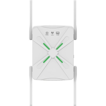 Outlet Wzmacniacz sygnału WiFi Dual Band 5GHz/2,4GHz 4 anteny wtyczka UK