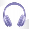 Outlet Music Sound BOOST Bezprzewodowe słuchawki wokółuszne fioletowe z