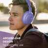 Outlet Music Sound BOOST Bezprzewodowe słuchawki wokółuszne fioletowe z