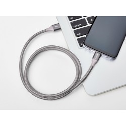 Outlet Kabel USB-C USB-A 3.1 Gen2 10Gb/s 3A pleciony szybkie ładowanie