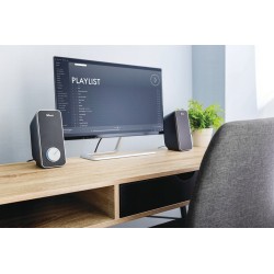 Outlet Zestaw 2 głośników 2.0 Trust Arys 14 W czarny