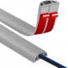Outlet Kanał kablowy samouszczelniający 8x10mm 1m PVC do drewna solarny