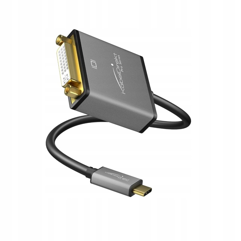 Outlet KabelDirekt Adapter USB C na DVI 0,15 m 4K/30 Hz USB C 3.1