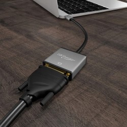 Outlet KabelDirekt Adapter USB C na DVI 0,15 m 4K/30 Hz USB C 3.1