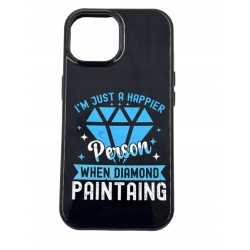 Outlet Pokrowiec TPU do iPhone 15 z diamentowym malowaniem, odporny etui