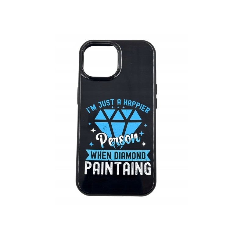 Outlet Pokrowiec TPU do iPhone 15 z diamentowym malowaniem, odporny etui