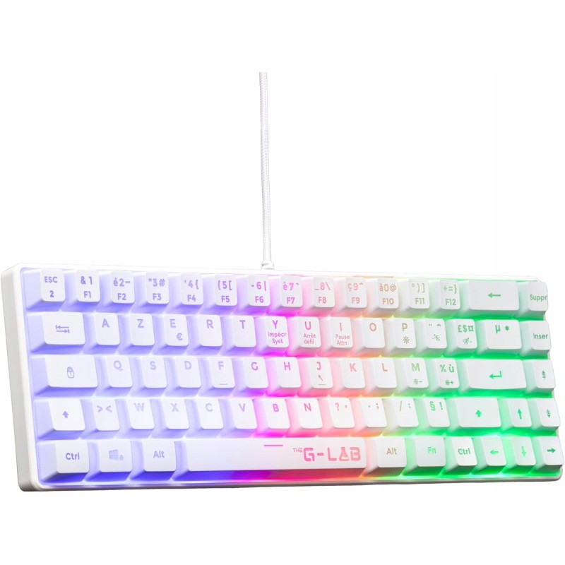 USZKODZONY Klawiatura mechaniczna The G-Lab Keyz Hydrogen
