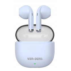 Outlet Ample Bezprzewodowe słuchawki douszne Bluetooth 5.3, niebieskie